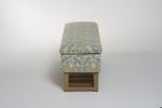 Seagram Floral | Bench in Benches & Ottomans by Sadie Dorchester. Item composed of wood and cotton