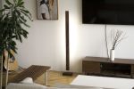 "Elevate" Hardwood LED Color Floor Light | Floor Lamp in Lamps by THE IRON ROOTS DESIGNS. Item made of maple wood works with minimalism & modern style