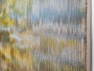 Opal Water - Commission | Mixed Media in Paintings by Jessie Bloom Studio. Item made of cotton with fiber works with mid century modern & contemporary style