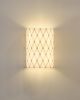 Diamond Grid Wall Light 30 | Sconces by ADAMLAMP. Item composed of synthetic in minimalism or contemporary style