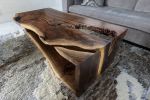 Live Edge Black Walnut Waterfall Coffee Table 298 | Tables by KC Custom Hardwoods