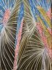 Towering Skyward- Filifera Palms - Painting on Paper | Mixed Media in Paintings by k-apostrophe. Item made of paper compatible with boho and contemporary style