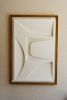 No. 105 Japandi Plaster Wall Relief - Scandinavian Decor | Wall Sculpture in Wall Hangings by Joseph A