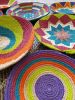 Set of 10 Colourful African Wall Plates | Ornament in Decorative Objects by Sarmal Design. Item composed of fiber in boho or minimalism style