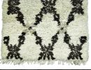 Vintage Moroccan Rug 2.6/6.0 ft - Hand-Tufted Artistry | Runner Rug in Rugs by Marrakesh Decor. Item composed of wool in boho or mid century modern style