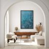 "Playtime" - Abstract Expressionism Framed Giclée Prints | Paintings by ART + ALCHEMY By Nicolette Atelier. Item composed of wood and canvas in minimalism or japandi style