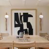 Arch Wall Light with Organic Jute & Opal Glass Shades | Sconces by Light and Fiber. Item composed of steel and glass in mid century modern or contemporary style