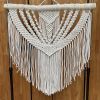 Colgante de pared | Macrame Wall Hanging in Wall Hangings by Amayeli Macrame. Item made of wood & fabric compatible with boho and art deco style