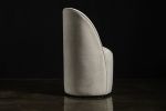 Elisabetta Modern Swivel Dressing Chair in Fabric or Leather | Accent Chair in Chairs by Costantini Design. Item composed of fabric and bronze in contemporary style