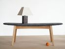 MI CASA Lamp | Table Lamp in Lamps by VANDENHEEDE FURNITURE-ART-DESIGN. Item made of wood & linen compatible with mid century modern and contemporary style