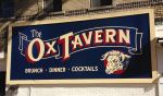 Ox Tavern Logo and Billboard | Murals by Very Fine Signs | The Ox Tavern in Brooklyn