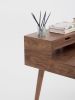 Mid century modern walnut desk with shelves above and drawer | Tables by Mo Woodwork