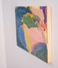 "Isabella's Place" Small Abstract painting | Oil And Acrylic Painting in Paintings by Daylight Dreams Editions. Item composed of wood in mid century modern or contemporary style