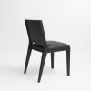 om5.1 Upholstered black ash contemporary Chair. SET OF 2 | Dining Chair in Chairs by mjiila design furniture. Item composed of wood and fabric in minimalism or contemporary style