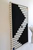 Large Geometrical Wall Art | Wall Sculpture in Wall Hangings by Sepideco. Item composed of canvas and fiber