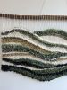Handwoven Wall Hanging "Whispers of the Jungle" | Wall Sculpture in Wall Hangings by Tissage Sauvage. Item composed of wood & cotton compatible with boho and country & farmhouse style