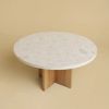 Marble and Oak Coffee Table - TINIAN by Lebanto | Tables by Lebanto. Item composed of oak wood and metal in minimalism or contemporary style