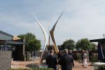 Momentum | Public Sculptures by Marko Kratohvil | Kirkpatrick Bank-Main Bank in Edmond. Item composed of steel