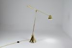 Equilibrium VIII | Floor Lamp in Lamps by Jonathan Amar Studio | 36 Rue Lebour in Montreuil. Item composed of brass