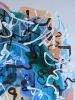 Novel: The Soloist of Abstract Music, acrylic on canvas | Oil And Acrylic Painting in Paintings by Lena Kolambet. Item made of canvas compatible with contemporary style