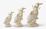 Eros on Dolphin Statue (Small) | Sculptures by LAGU. Item composed of marble