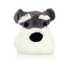 Merino Wool Schnauzer Pillow Blanket | Pillows by Finara