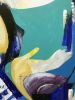 Available: Original Fine Art, Genie in a Bottle, 60x48 | Mixed Media by Jeanette Jarville, BFA Emily Carr University of Art. Item made of canvas works with contemporary & industrial style
