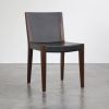 Giovanni Chair in Argentine Rosewood and Wrapped Leather | Dining Chair in Chairs by Costantini Design. Item made of wood & leather