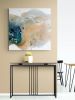 Winter by the sea 7 (the sand) | Oil And Acrylic Painting in Paintings by Cristina Dalla Valentina. Item composed of canvas & synthetic compatible with contemporary and modern style
