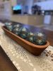 Handcarved Mahogany Centerpiece Bowl | Decorative Bowl in Decorative Objects by Wolfkill Woodwork. Item made of wood