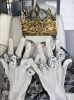 Kiss The Rings - Legendary Royalty | Drawing in Paintings by Bringing Life To Art LLC (B.A.T.L. LLC). Item made of canvas & metal compatible with contemporary and urban style