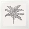 Tropical Plantation - 1 & 2 & 3 - Black - Framed Art | Prints by Patricia Braune. Item made of paper