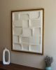 No. 104 Japandi Plaster Wall Relief - Scandinavian Decor | Wall Sculpture in Wall Hangings by Joseph A