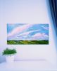 Late In The Day | Oil And Acrylic Painting in Paintings by Connie O’Connor. Item composed of canvas