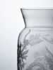 Floral engraved vase | Vases & Vessels by Eliška Monsportová. Item composed of glass