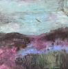 WINTER BECKONS abstract landscape painting | Oil And Acrylic Painting in Paintings by Rebecca Hutchins. Item composed of canvas in boho or contemporary style