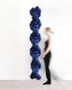 KNITKNOT - dna #1 | Wall Sculpture in Wall Hangings by Tamar Samplonius. Item composed of wool and fiber in contemporary or eclectic & maximalism style