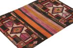 Vintage Persian Kilim in Polychromatic Geometric Patterns | Area Rug in Rugs by Rug and Kilim