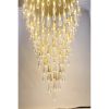 AK4002RD SKINNY RAIN ROUND | Chandeliers by alanmizrahilighting | New York in New York. Item composed of glass