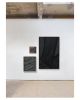 "shadow's crescendo" (sold) | Mixed Media in Paintings by VISCERAL HOME STUDIO. Item composed of oak wood and canvas in minimalism or mid century modern style
