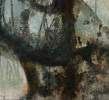 I Am Time | Oil And Acrylic Painting in Paintings by Deb Chaney Contemporary Abstract Artist. Item composed of canvas