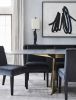 Aaron Dining Table | Tables by Douglas Design Studio. Item composed of bronze and stone