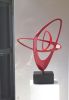 Windfall | Sculptures by Paul Stein Sculpture. Item made of aluminum works with minimalism & mid century modern style