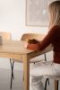 HYGG – dining table made of solid oak wood, mid-century mode | Tables by Mo Woodwork. Item made of oak wood works with minimalism & mid century modern style