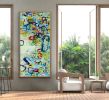 Sharing My Gelato At The Beach | Canvas Painting in Paintings by Darlene Watson Abstract Artist. Item composed of synthetic