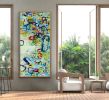 Sharing My Gelato At The Beach 🔴 | Oil And Acrylic Painting in Paintings by Darlene Watson Abstract Artist. Item composed of canvas and synthetic
