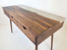Lake Side Desk | Tables by Curly Woods. Item made of maple wood & concrete compatible with mid century modern style