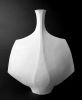 HANÈ in White - Large Ceramic Vessel | Vase in Vases & Vessels by Beverly Morrison - Sculptor. Item composed of stoneware in minimalism or mid century modern style