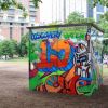 Decade Dance | Street Murals by Mario E. Figueroa, Jr. (GONZO247) | Discovery Green in Houston. Item made of synthetic