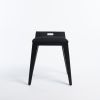 om16.2  black ash Stool | Chairs by mjiila design furniture | Centre Bonlieu in Annecy. Item made of wood with fabric works with minimalism & contemporary style